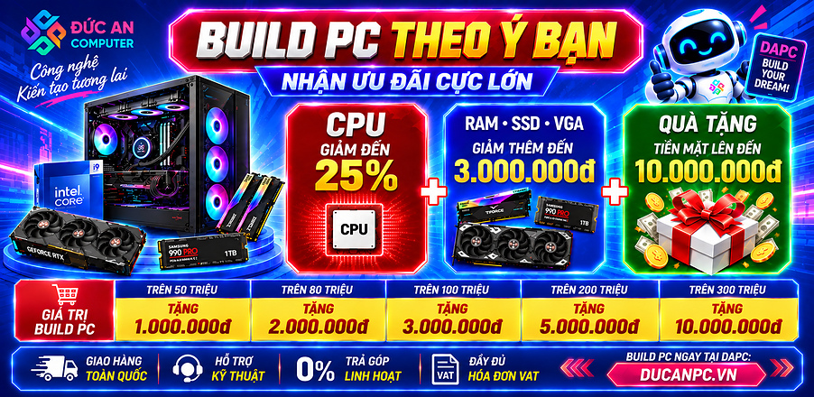 BUILD PC GIÁ CỰC HỜI