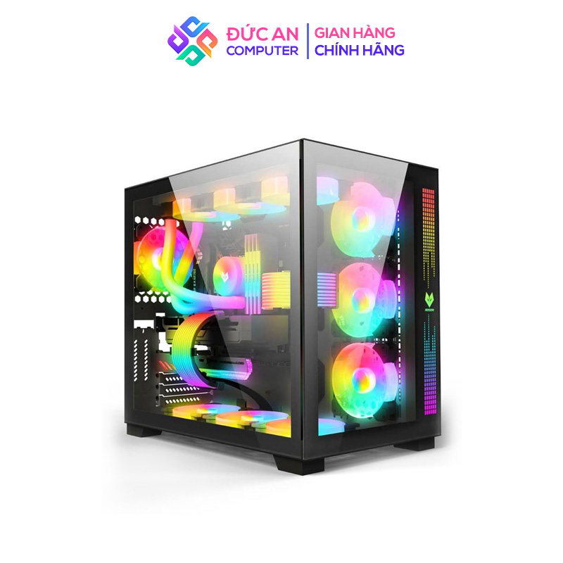 Vỏ Case Coolmoon Aosor Moon Place Pro Mid Tower Màu Đen