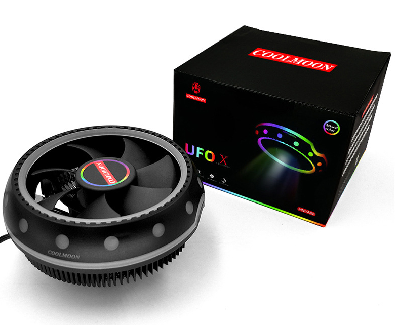 Quạt Tản Nhiệt, Fan CPU Coolmoon UFO X Led RGB