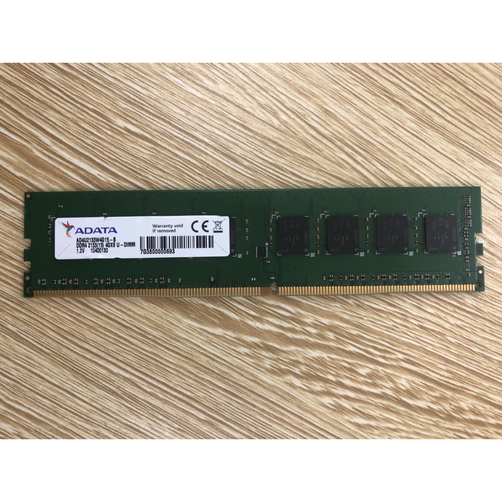 Ram ADATA DDR4 4GB Bus 2133Mhz - Đã Qua Sử Dụng