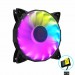 Quạt Tản Nhiệt, Fan Case Led RGB Coolmoon K1 - Tự Động Đổi Màu, Không Cần Hub
