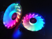 Quạt Tản Nhiệt, Fan Case Led RGB Coolmoon K1 - Tự Động Đổi Màu, Không Cần Hub