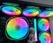 Quạt Tản Nhiệt, Fan Case Coolmoon U1 Led RGB 16 Triệu Màu, 366 Hiệu Ứng