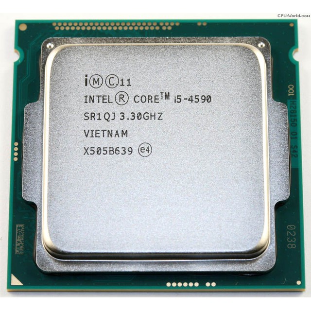 CPU Intel Core i5 4590 (3.70GHz, 6M, 4 Cores 4 Threads) - Đã Qua Sử Dụng, Không Kèm Fan