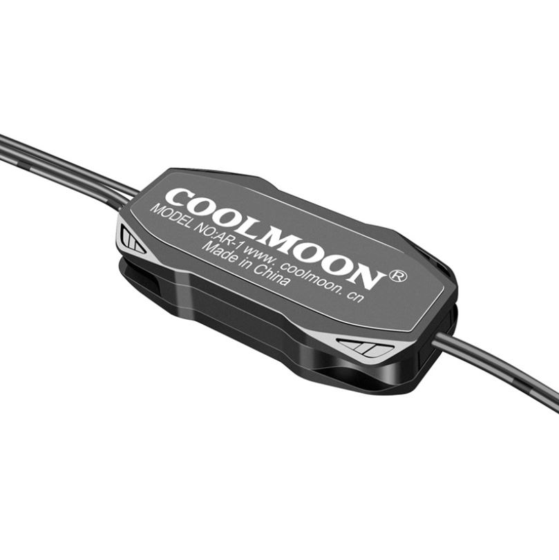 Bộ Hub Coolmoon AR1 Điều Khiển Led ARGB 3 Pin 5v - Nút Bấm Cố Định