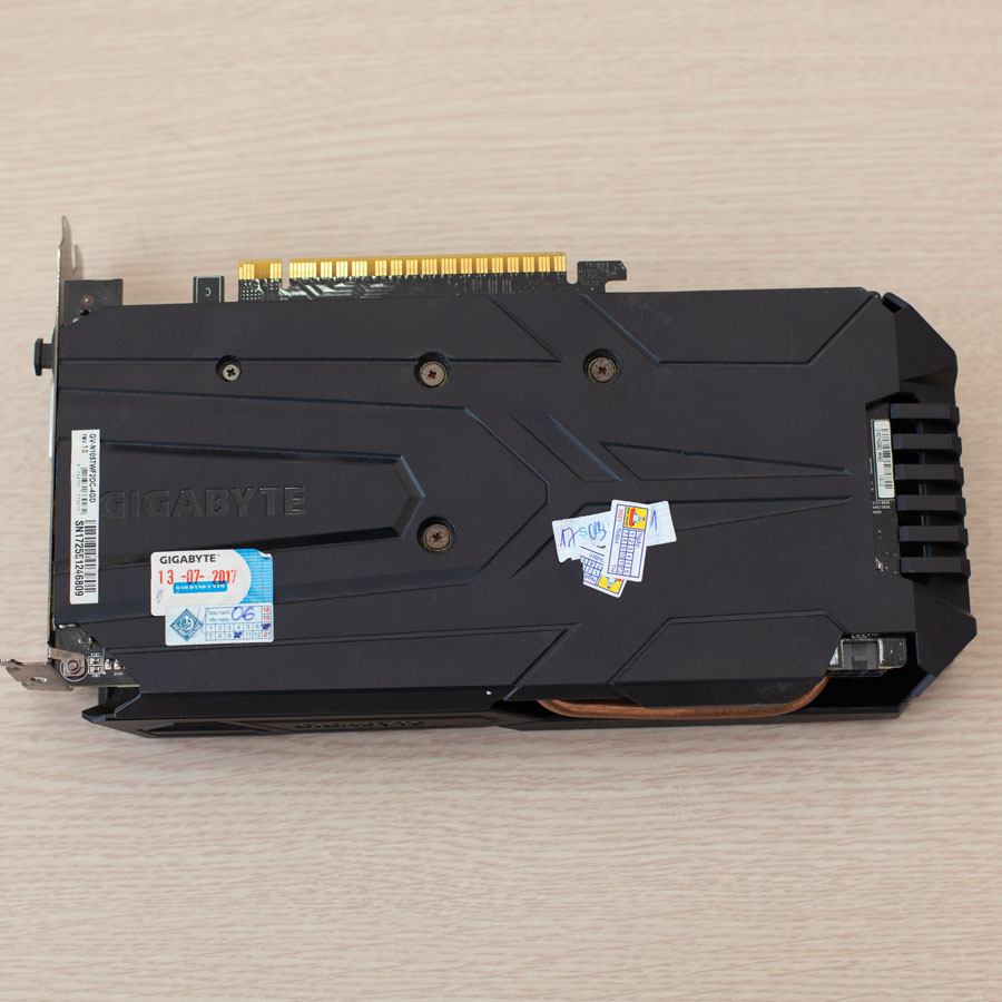 Card màn hình GIGABYTE GeForce GTX 1050Ti 4GB GDDR5 WindForce (GV-N105TWF2OC-4GD) - Đã Qua Sử Dụng