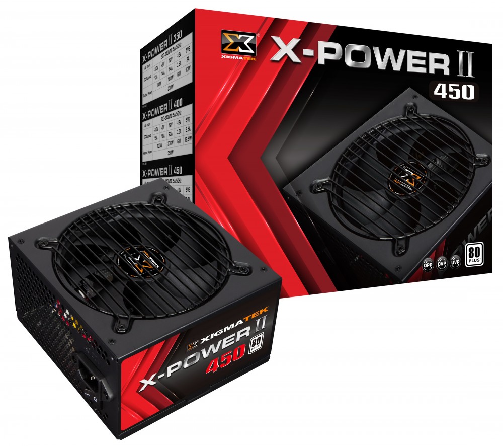 Nguồn máy tính Xigmatek X-Power II 450 (400W,230V) 80PLUS WHITE - Đã Qua Sử Dụng