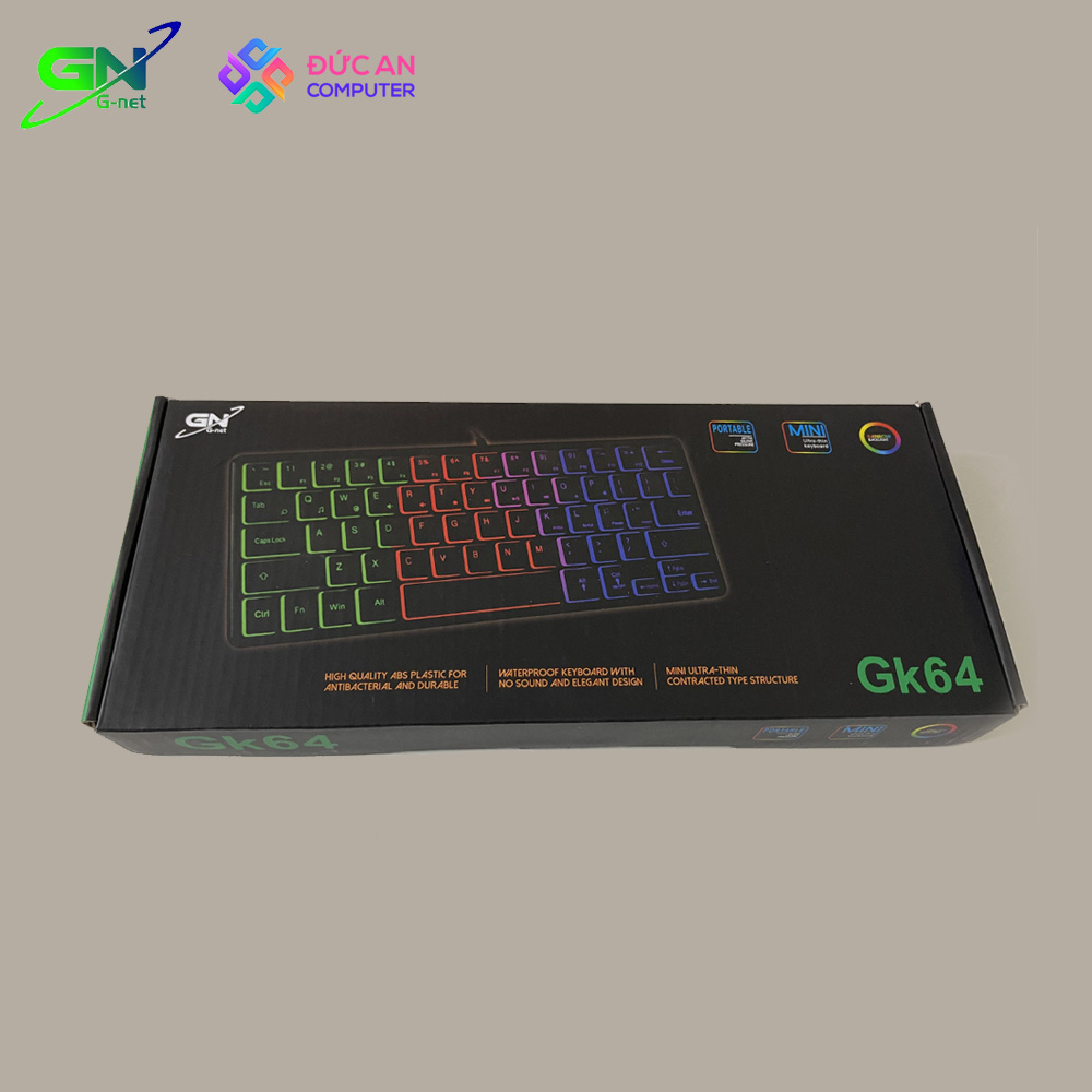 Bàn Phím Mini G-Net GK64 - Led Nhiều Màu