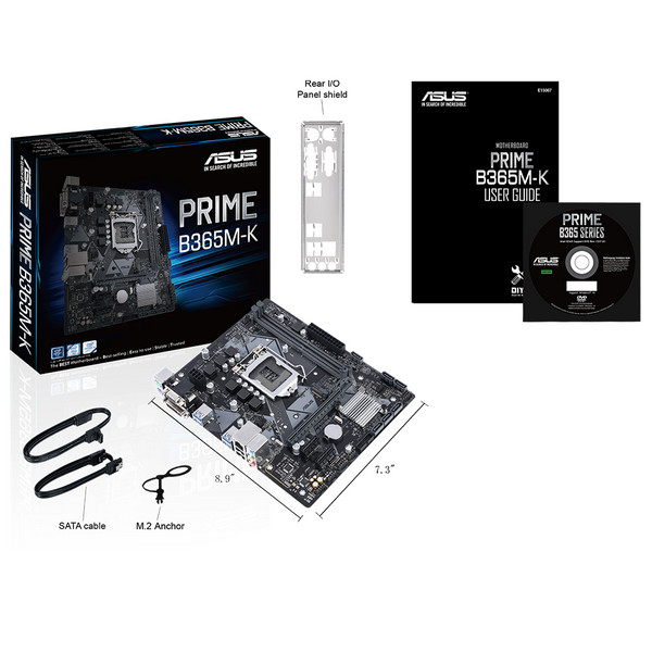Mainboard Asus Prime B365M-K (Intel B365, LGA 1151, M-ATX, 2 khe RAM DDR4) - Đã Qua Sử Dụng