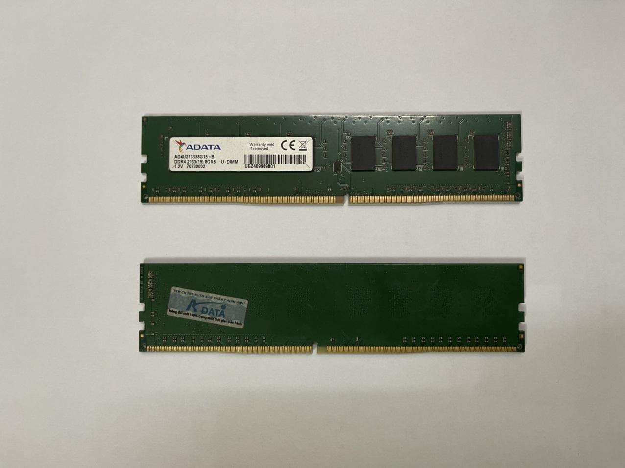 Ram ADATA DDR4 8GB Bus 2133Mhz - Đã Qua Sử Dụng