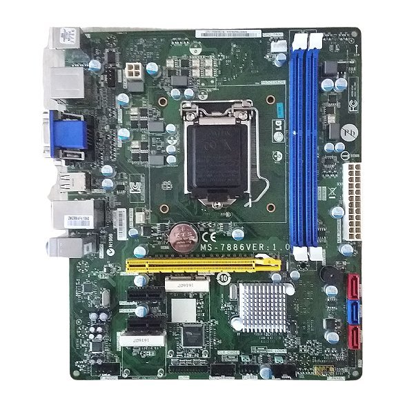 Mainboard Intel H81 MS-7886 (Intel H81, Socket 1150, m-ATX, 2 khe Ram DDR3) - Renew Bảo Hành 24 Tháng