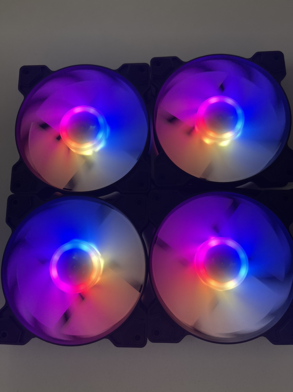 Quạt Tản Nhiệt, Fan Case Led RGB Coolmoon A3 - Tự Động Đổi Màu, Không Cần Hub