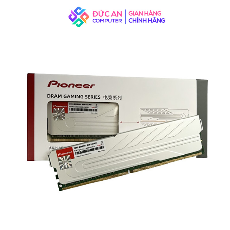 Ram Pioneer DDR4 8GB Bus 2666 / 3200 MHz - Tản Nhiệt