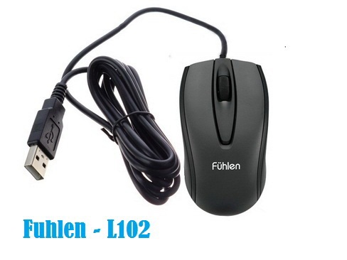 Chuột Fuhlen L102 (USB/đen) - NK