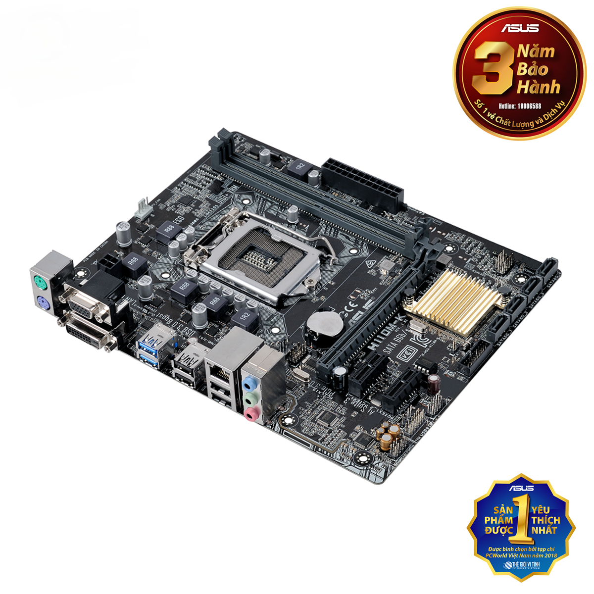 Mainboard ASUS H110M-K (Chipset Intel H110/ Socket LGA1151/ VGA onboard)