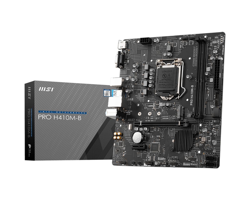 Mainboard MSI PRO H410M-B (Socket 1200 | M-ATX | 2 khe RAM DDR4)
