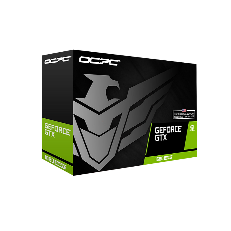 Card màn hình OCPC GTX 1660 Super (6GB GDDR6, 192-bit, DVI+HDMI+DP)