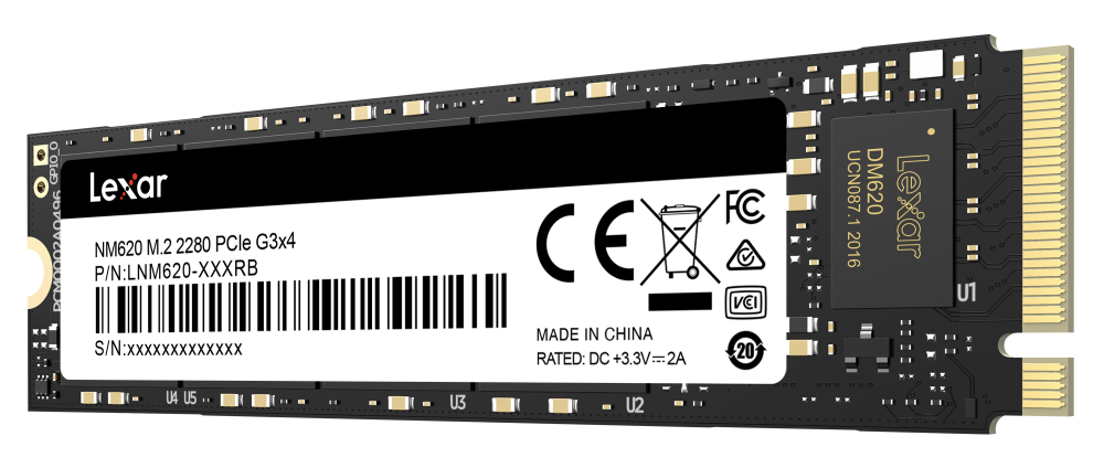 Ổ Cứng SSD LEXAR M.2 2280 NVME NM620 1TB (LNM620X001T-RNNNG)