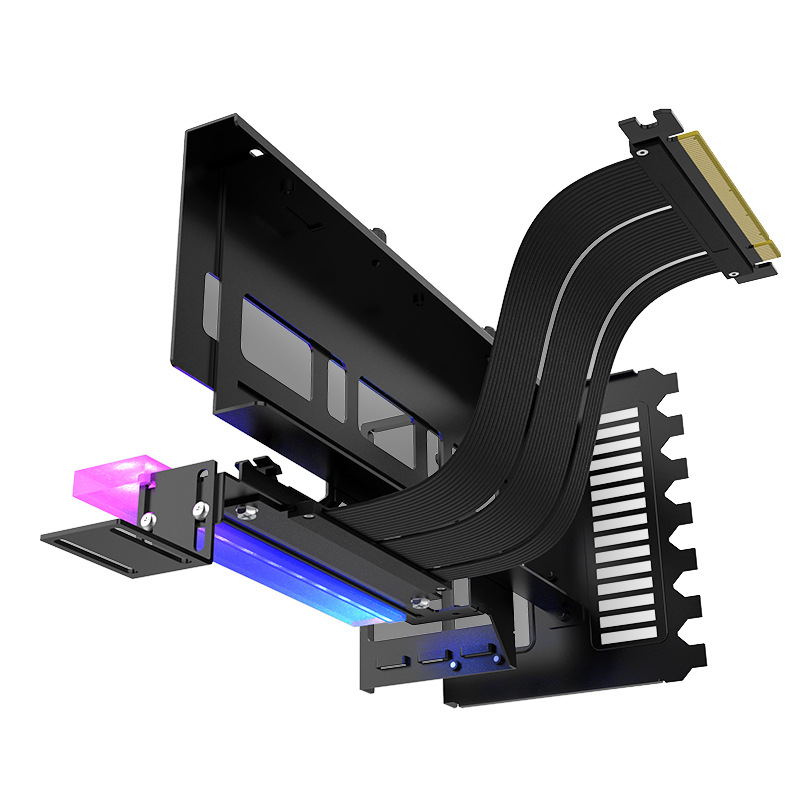 Bộ Kit Hỗ Trợ Dựng VGA Đứng Chính Hãng Ez EZDIY-FAB GPU Tặng Kèm Dây Riser 4.0 - Màu Đen