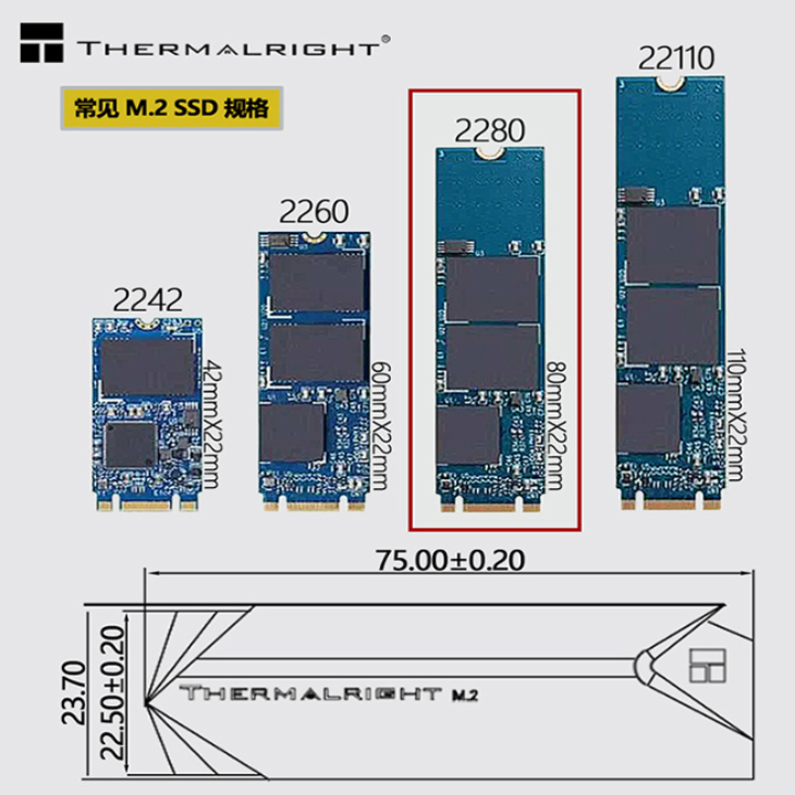 Tản Nhiệt SSD Thermalright M2 / M.2 2280