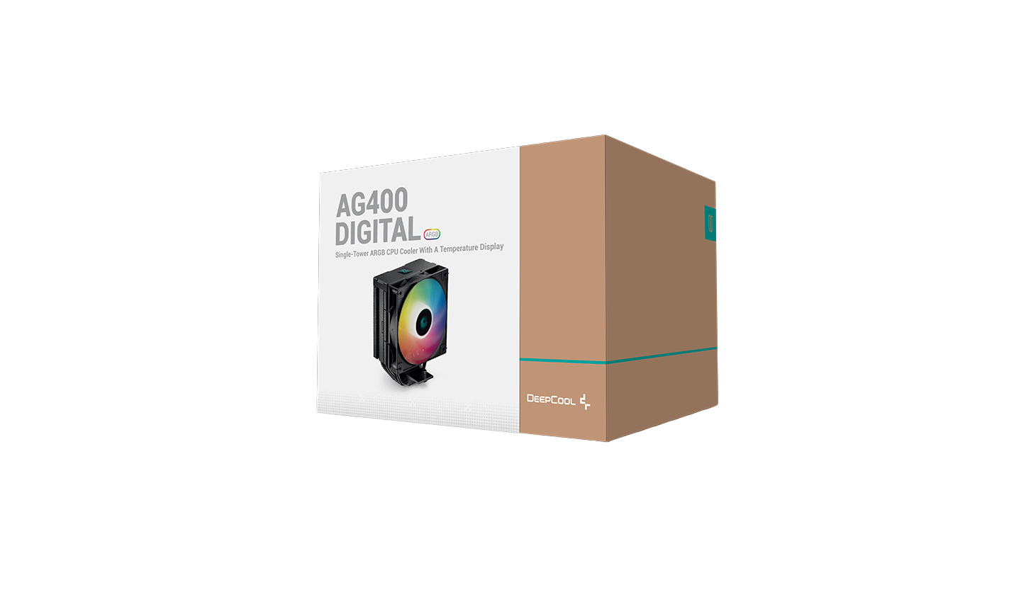 Tản Nhiệt Khí Deepcool AG400 DIGITAL BK / WH ARGB (Màu Đen / Trắng)