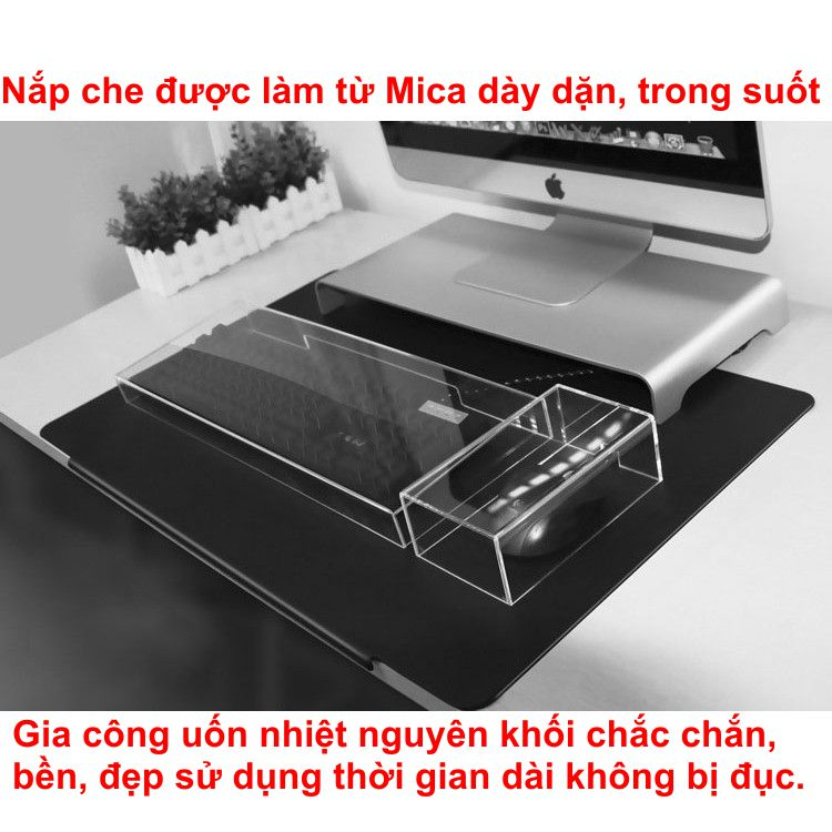 Nắp che bụi Bàn Phím Máy Tính bằng Mica Siêu Trong Suốt