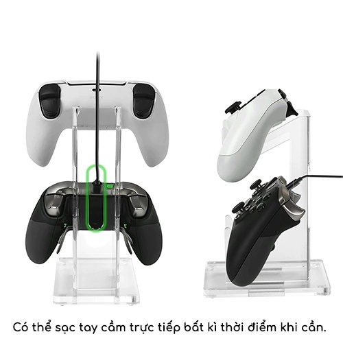 Giá Đỡ Tay Cầm Chơi Game Nhựa Acrylic Trong Suốt