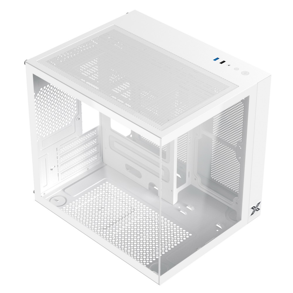 Vỏ Case 2 Mặt Kính Cường Lực Xigmatek Aqua M Lite 3GF - KÈM 03 FAN XIGMATEK G20F