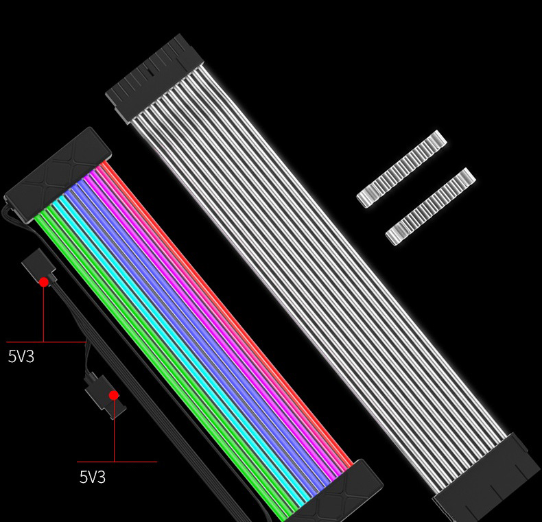 Dây Nguồn Nối Dài Yicobeila V1 Led ARGB