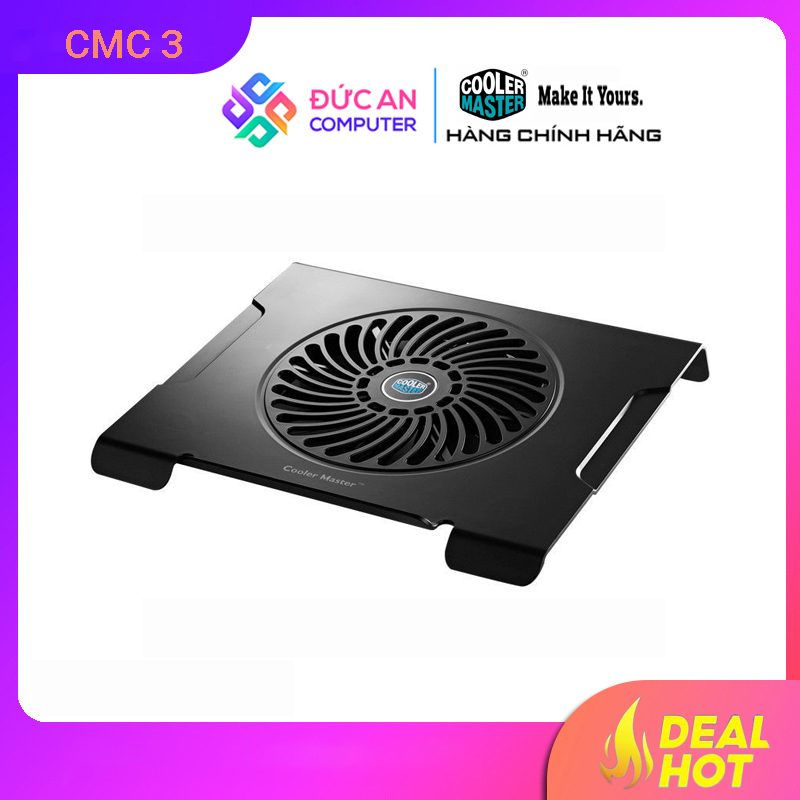 Đế Tản Nhiệt Laptop Cooler Master CMC3 - Dùng Cho Laptop 14 inch / 15,6 inch