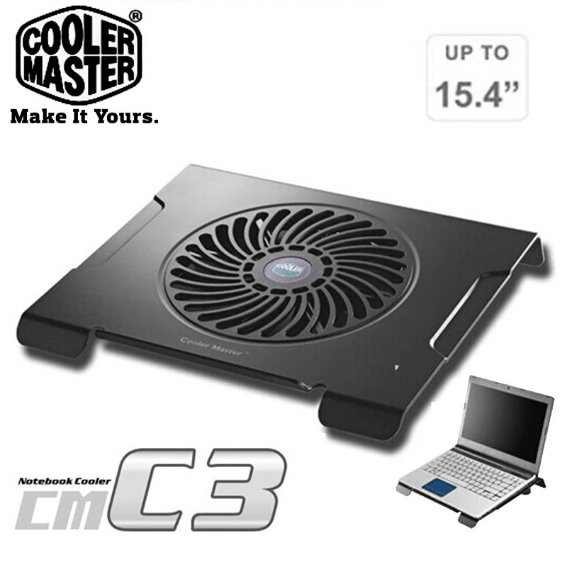 Đế Tản Nhiệt Laptop Cooler Master CMC3 - Dùng Cho Laptop 14 inch / 15,6 inch