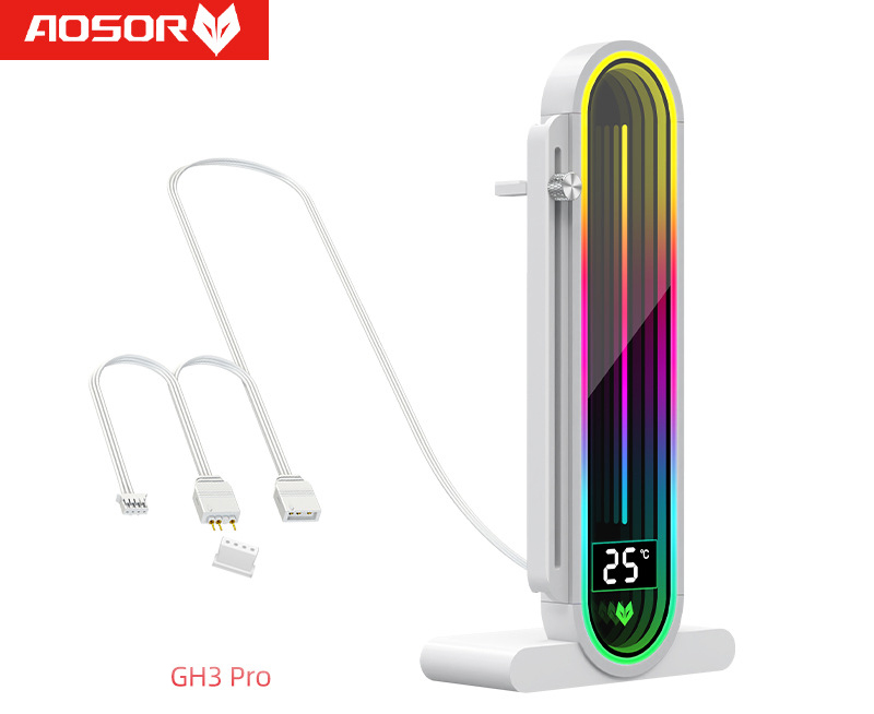 Giá Đỡ VGA GH3 Pro Led ARGB - Có Cảm Biến Và Đồng Hồ Hiển Thị Nhiệt Độ