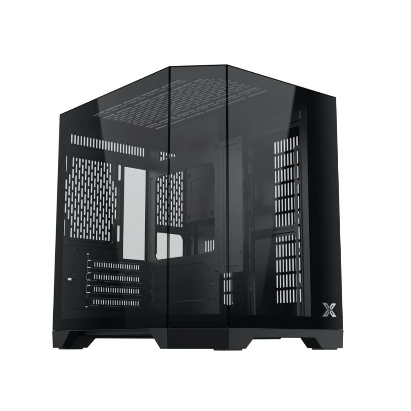 Vỏ Case 3 Mặt Kính Cường Lực Xigmatek Cubi M NANO / Arctic - (M-ATX / Màu Đen / Trắng)