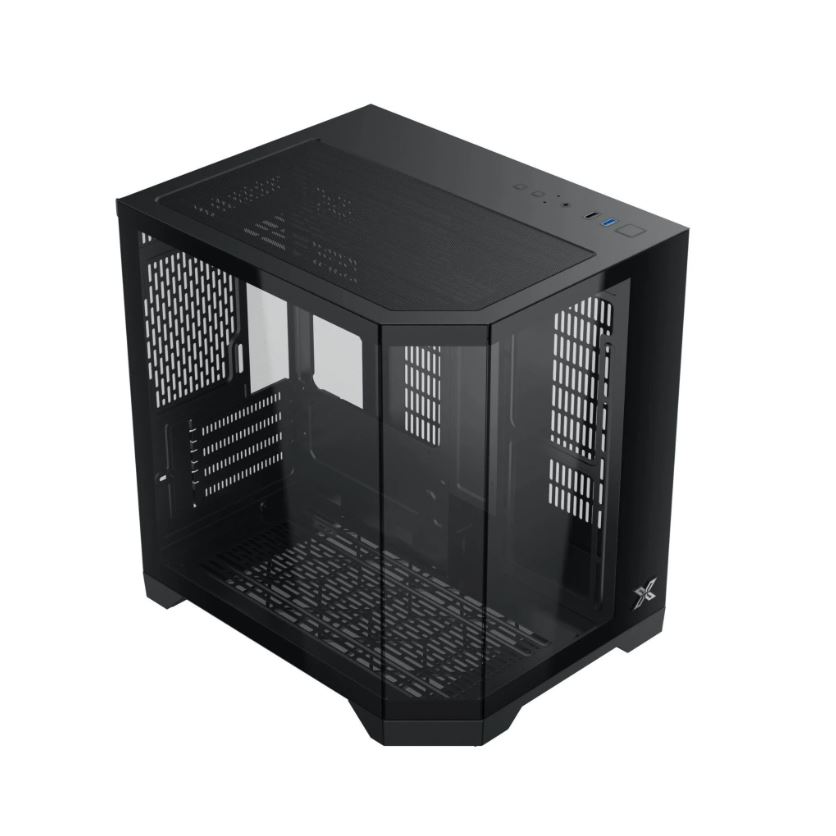 Vỏ Case 3 Mặt Kính Cường Lực Xigmatek Cubi M NANO / Arctic - (M-ATX / Màu Đen / Trắng)