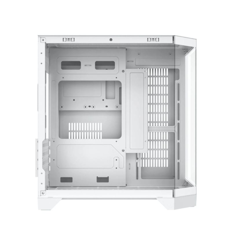 Vỏ Case 3 Mặt Kính Cường Lực Xigmatek Cubi M NANO / Arctic - (M-ATX / Màu Đen / Trắng)