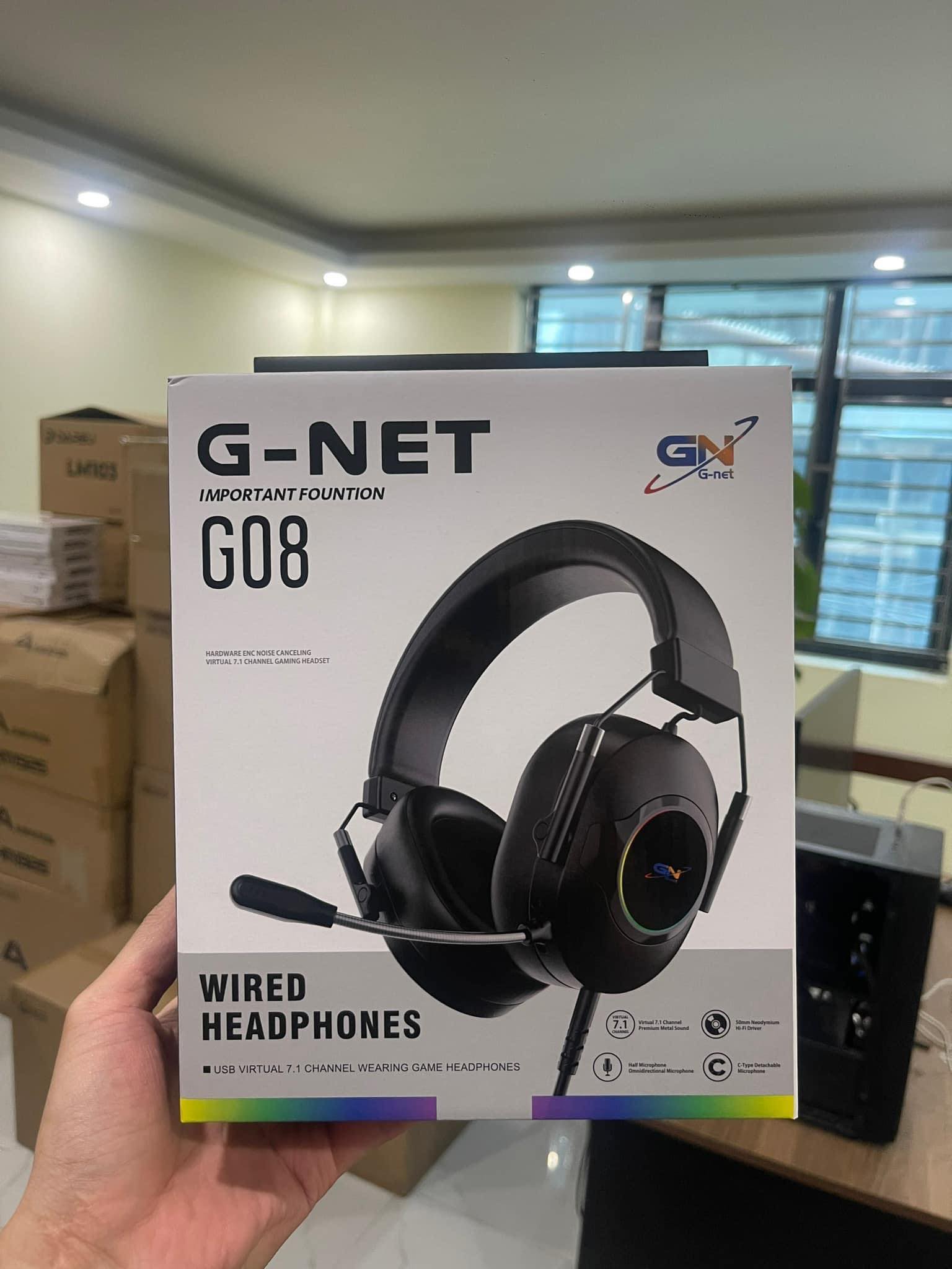 Tai nghe gaming G-Net G08 7.1