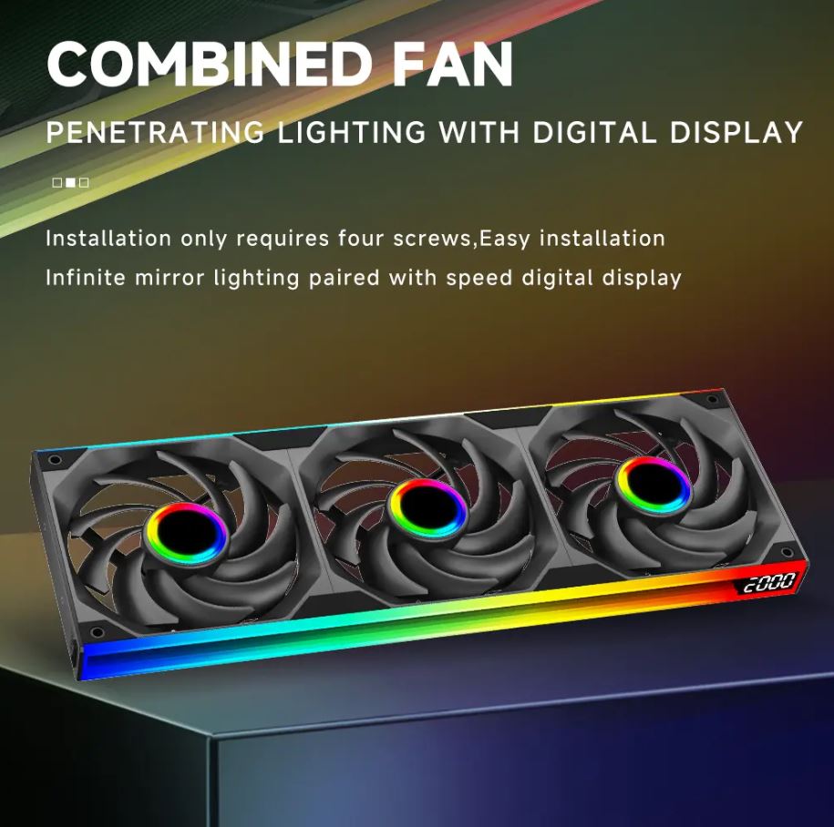 Quạt Tản Nhiệt Jungle Leopard Starlink Infinite Mirror Led ARGB - Liền Khối