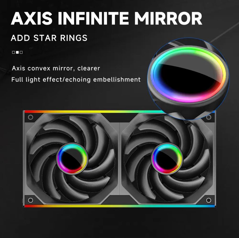 Quạt Tản Nhiệt Jungle Leopard Starlink Infinite Mirror Led ARGB - Liền Khối