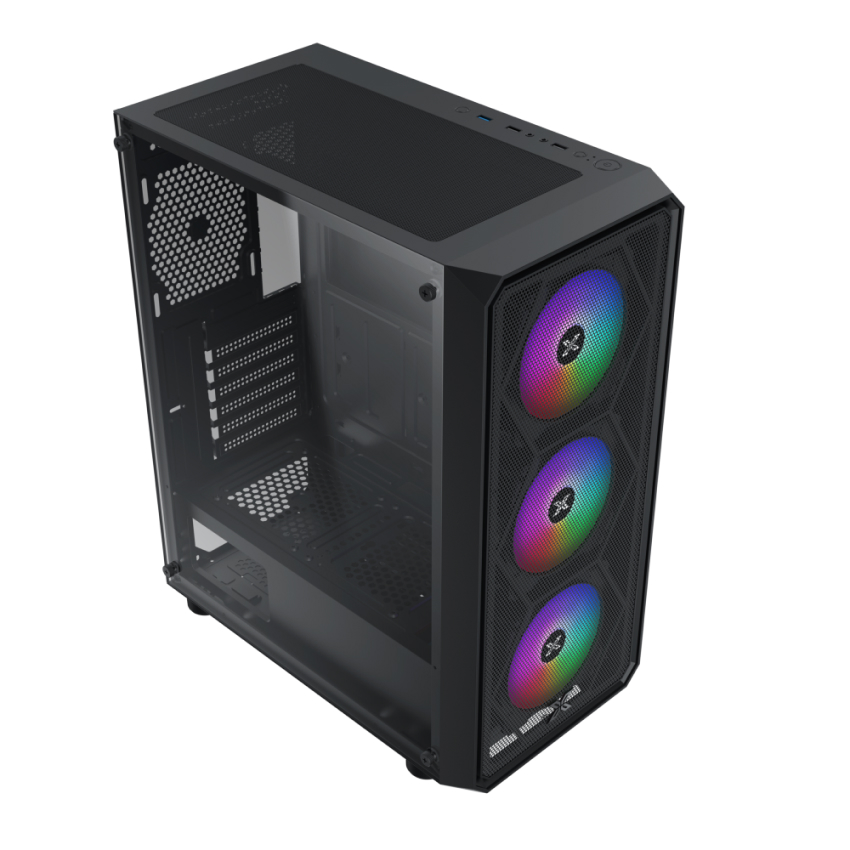 Vỏ Case XIGMATEK DUO X 3F (E-ATX / Màu Đen / 3 Fan)