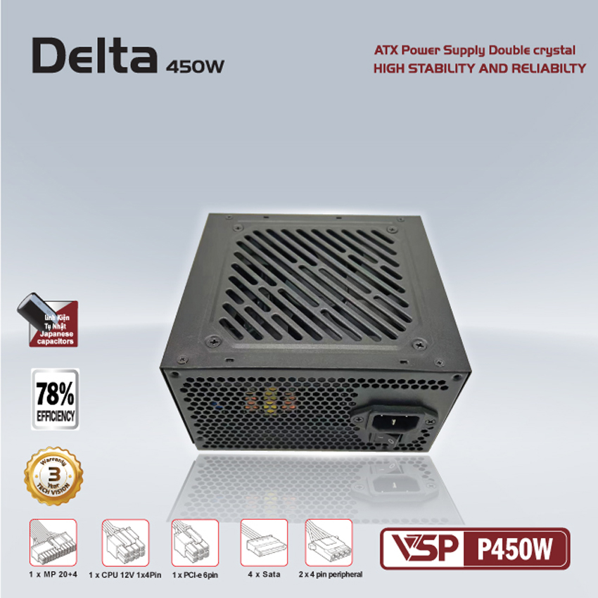 Nguồn VSP Delta P450W