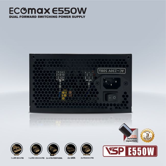 Nguồn VSP EcoMax E550W