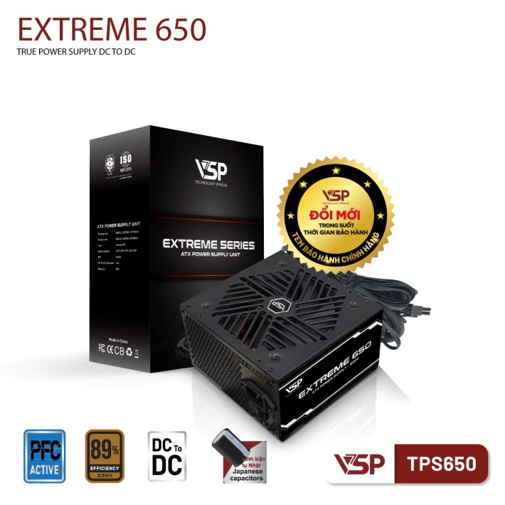 Nguồn VSP EXTREME TPS650 650W (DC To DC)
