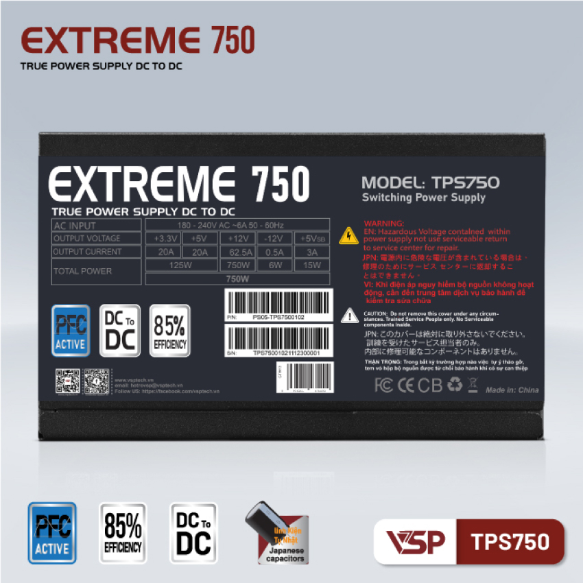 Nguồn VSP EXTREME TPS750 750W (DC To DC)