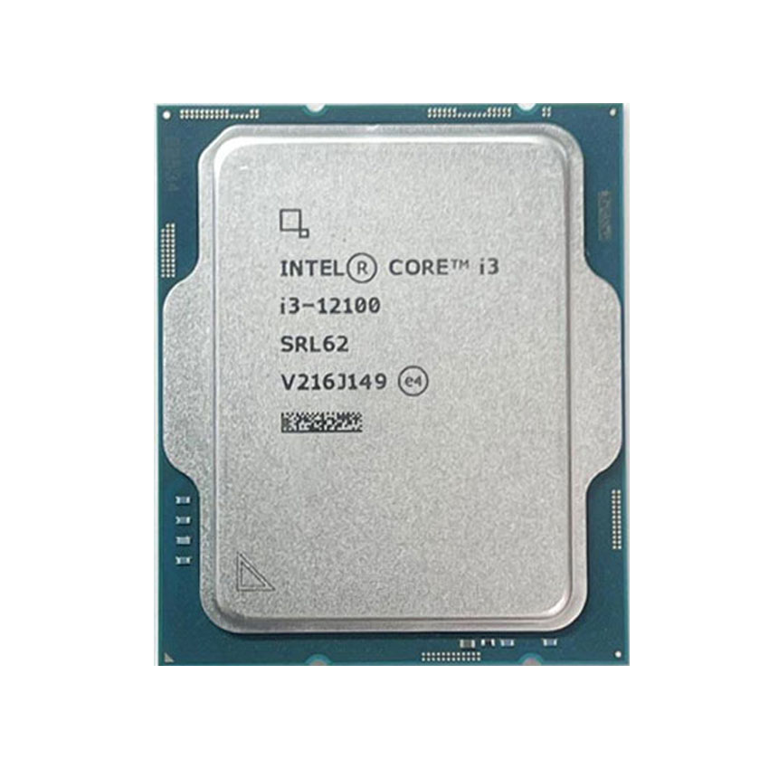 CPU Intel Core i3-12100 TRAY NEW (3.3GHz turbo Up to 4.3GHz, 4 Nhân 8 Luồng, 12MB Cache, 58W)- Socket Intel LGA 1700