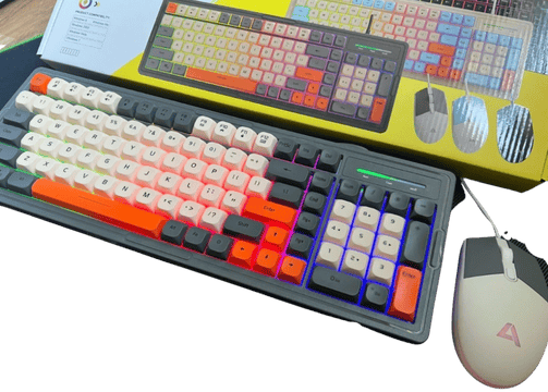 Bộ phím chuột Acestek KM2000 Pro - Mix Gray
