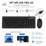 Bộ phím chuột SOREX KM2000 Pro (Mix Nhiều Màu)