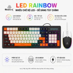 Bộ phím chuột SOREX KM2000 Pro (Mix Nhiều Màu)