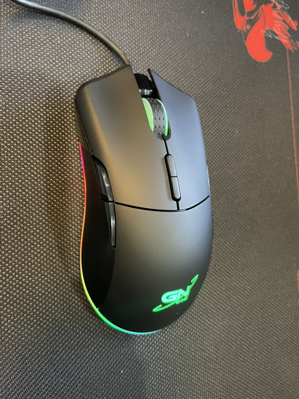 Chuột Gaming GNET GM105 (RGB / Đen)