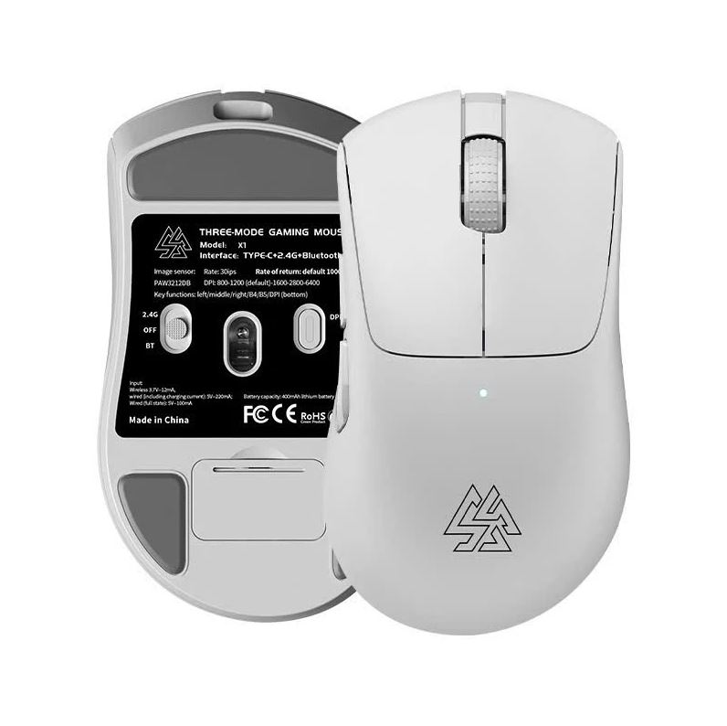 Chuột không dây Gaming Sorex X1 - Màu Đen / Trắng