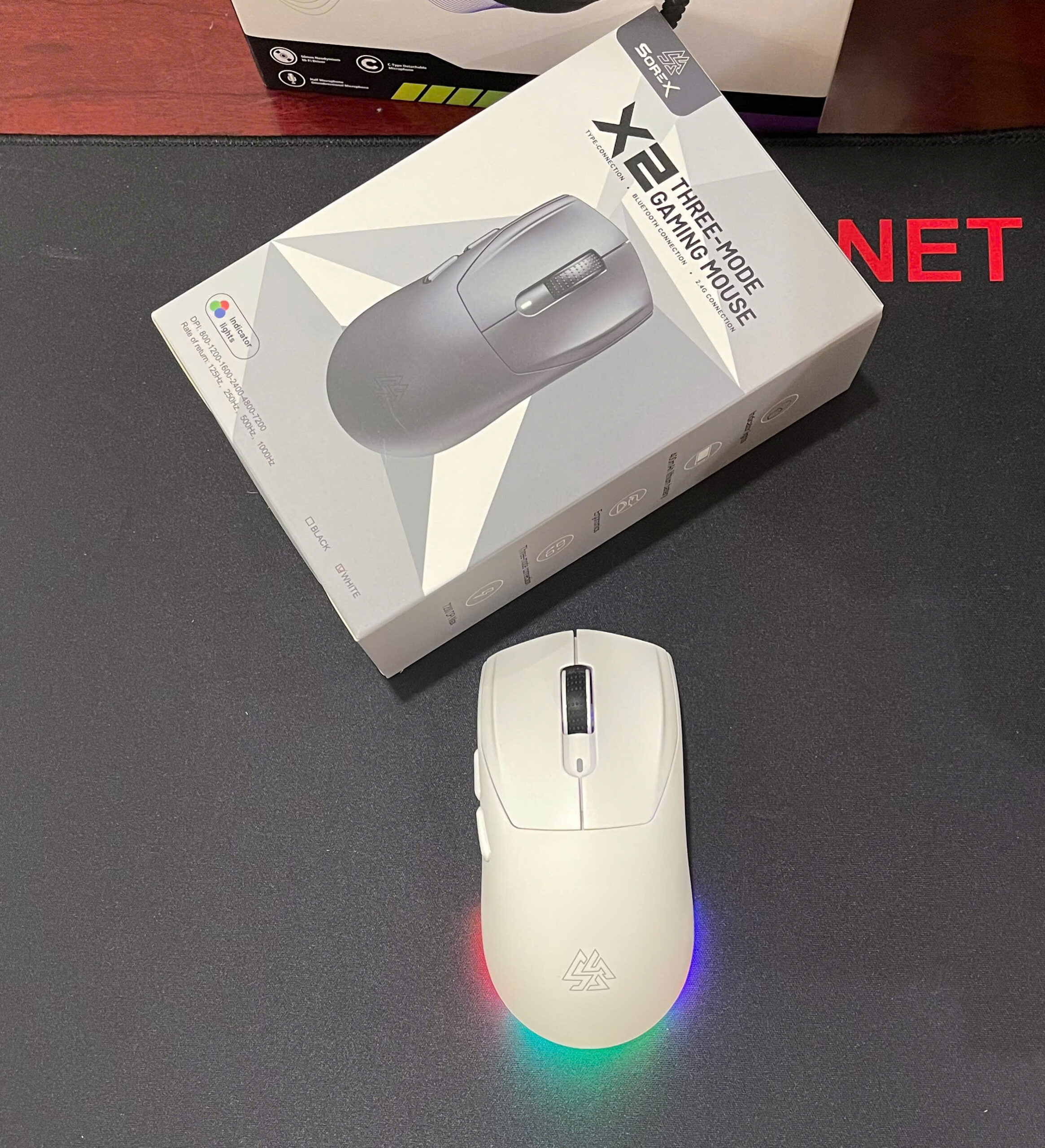 Chuột không dây Gaming Sorex X2 - Màu Đen